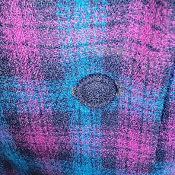 Pendleton Vintage 80s wool plaid blazer jacket size 8 - Picture 4 of 5